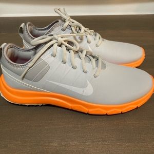 NIKE FI Impact 2 Platinum Wolf Grey Bright Citrus Golf Shoes